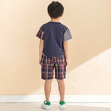 チェックタック入りハーフパンツ(80~130cm) | Noeil aime BeBe | 詳細画像8