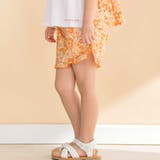 【お揃い】水彩花柄裾フリルショートパンツ(90~130cm) | Noeil aime BeBe | 詳細画像6 