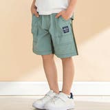 ストレッチリップストップ切り替えショートパンツ(90~130cm) | Noeil aime BeBe | 詳細画像1