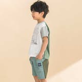 ストレッチリップストップ切り替えショートパンツ(90~130cm) | Noeil aime BeBe | 詳細画像3