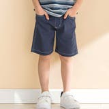 ストレッチキャンバスショートパンツ(80~130cm) | Noeil aime BeBe | 詳細画像1 