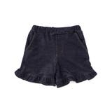 【お揃い】デニムニット裾フリルショートパンツ(80~130cm) | Noeil aime BeBe | 詳細画像9