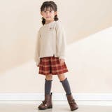 【お揃い】チェック柄キュロット(80~130cm) | Noeil aime BeBe | 詳細画像4 