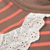 フラットカラーボーダーブラウスTシャツ(80~130cm) | Noeil aime BeBe | 詳細画像17 