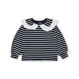 フラットカラーボーダーブラウスTシャツ(80~130cm) | Noeil aime BeBe | 詳細画像9 