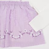 キャミ重ね着風刺しゅうTシャツ(80~130cm) | Noeil aime BeBe | 詳細画像16 