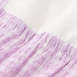 【お揃い】ワッシャーチェックキャミ重ね着風長袖Tシャツ(80~130cm) | Noeil aime BeBe | 詳細画像15 