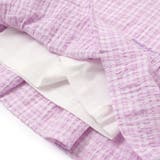 【お揃い】ワッシャーチェックキャミ重ね着風長袖Tシャツ(80~130cm) | Noeil aime BeBe | 詳細画像16 