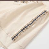 天竺チェックロゴ長袖Tシャツ(80~130cm) | Noeil aime BeBe | 詳細画像17 