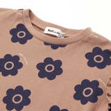 【お揃い】花柄プリント天竺半袖Tシャツ(80~130cm) | Noeil aime BeBe | 詳細画像10 