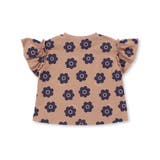 【お揃い】花柄プリント天竺半袖Tシャツ(80~130cm) | Noeil aime BeBe | 詳細画像9 