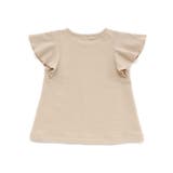 フレアスリーブお花プリント半袖Tシャツ(80~130cm) | Noeil aime BeBe | 詳細画像11 