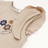 フレアスリーブお花プリント半袖Tシャツ(80~130cm) | Noeil aime BeBe | 詳細画像14 