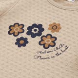 フレアスリーブお花プリント半袖Tシャツ(80~130cm) | Noeil aime BeBe | 詳細画像16 