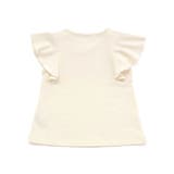 フレアスリーブお花プリント半袖Tシャツ(80~130cm) | Noeil aime BeBe | 詳細画像9 