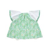 【お揃い】水彩花柄フレアTシャツ(80~130cm) | Noeil aime BeBe | 詳細画像10 