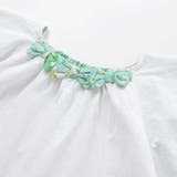 【お揃い】水彩花柄フレアTシャツ(80~130cm) | Noeil aime BeBe | 詳細画像11 