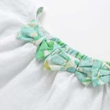 【お揃い】水彩花柄フレアTシャツ(80~130cm) | Noeil aime BeBe | 詳細画像12 