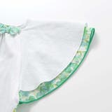 【お揃い】水彩花柄フレアTシャツ(80~130cm) | Noeil aime BeBe | 詳細画像13 