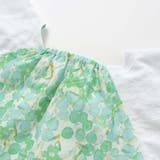 【お揃い】水彩花柄フレアTシャツ(80~130cm) | Noeil aime BeBe | 詳細画像14 