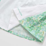 【お揃い】水彩花柄フレアTシャツ(80~130cm) | Noeil aime BeBe | 詳細画像16 
