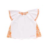 【お揃い】水彩花柄フレアTシャツ(80~130cm) | Noeil aime BeBe | 詳細画像19 