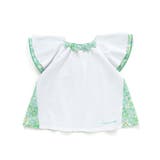 【お揃い】水彩花柄フレアTシャツ(80~130cm) | Noeil aime BeBe | 詳細画像9 