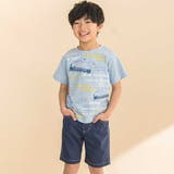 スラブ天竺トレインプリント半袖Tシャツ(80~130cm) | Noeil aime BeBe | 詳細画像3 