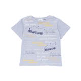 スラブ天竺トレインプリント半袖Tシャツ(80~130cm) | Noeil aime BeBe | 詳細画像8 