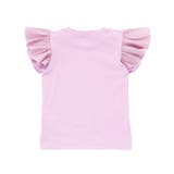 ドットドビーxストレッチフライス肩フリル半袖Tシャツ | Noeil aime BeBe | 詳細画像14
