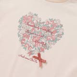 【お揃い】花柄バルーン5分袖スムースTシャツ(80~130cm) | Noeil aime BeBe | 詳細画像10 