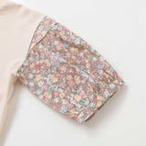 【お揃い】花柄バルーン5分袖スムースTシャツ(80~130cm) | Noeil aime BeBe | 詳細画像11 