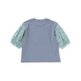 【お揃い】花柄バルーン5分袖スムースTシャツ(80~130cm) | Noeil aime BeBe | 詳細画像15 