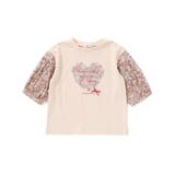 【お揃い】花柄バルーン5分袖スムースTシャツ(80~130cm) | Noeil aime BeBe | 詳細画像7 