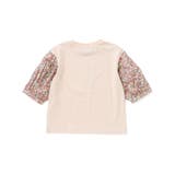 【お揃い】花柄バルーン5分袖スムースTシャツ(80~130cm) | Noeil aime BeBe | 詳細画像8 