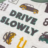 車総柄配色天竺ラグラン長袖Tシャツ(80~130cm) | Noeil aime BeBe | 詳細画像10