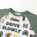 車総柄配色天竺ラグラン長袖Tシャツ(80~130cm) | Noeil aime BeBe | 詳細画像8