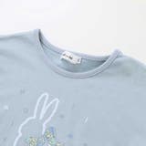 ウサギプリント裾フリル天竺長袖Tシャツ(80~130cm) | Noeil aime BeBe | 詳細画像11 