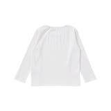 フリル襟テレコ長袖Tシャツ(80~130cm) | Noeil aime BeBe | 詳細画像2 