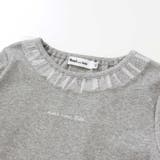 フリル襟テレコ長袖Tシャツ(80~130cm) | Noeil aime BeBe | 詳細画像4 