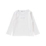 ホワイト | フリル襟テレコ長袖Tシャツ(80~130cm) | Noeil aime BeBe