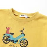 自転車プリント天竺ドロップショルダーＴシャツ(80~130cm) | Noeil aime BeBe | 詳細画像10 
