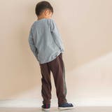 自転車プリント天竺ドロップショルダーＴシャツ(80~130cm) | Noeil aime BeBe | 詳細画像4 