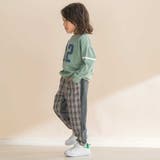 ナンバリング天竺ドロップショルダーTシャツ(80~130cm) | Noeil aime BeBe | 詳細画像4 