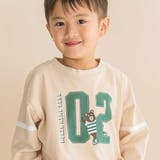ナンバリング天竺ドロップショルダーTシャツ(80~130cm) | Noeil aime BeBe | 詳細画像6 