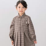 【お揃い】千鳥格子タータンチェック柄シャツワンピース(90~130cm) | SLAP SLIP | 詳細画像5 