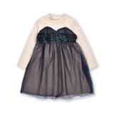 花柄チェック柄チュールドッキングワンピース(80~130cm) | SLAP SLIP | 詳細画像15 