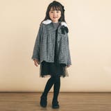 花柄チェック柄チュールドッキングワンピース(80~130cm) | SLAP SLIP | 詳細画像5 