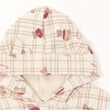 【お揃い】アニマルクマさん総柄クマ耳フード付きワンピース(80~130cm) | SLAP SLIP | 詳細画像10 