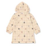 【お揃い】アニマルクマさん総柄クマ耳フード付きワンピース(80~130cm) | SLAP SLIP | 詳細画像14 